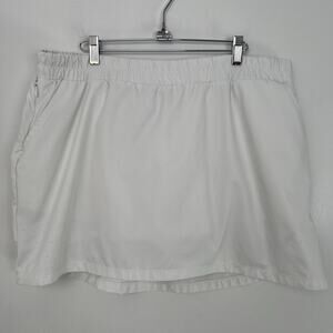 tasc Performance Ace‎ Skirt With Compression Shorts White Women’s Size XL Skirt